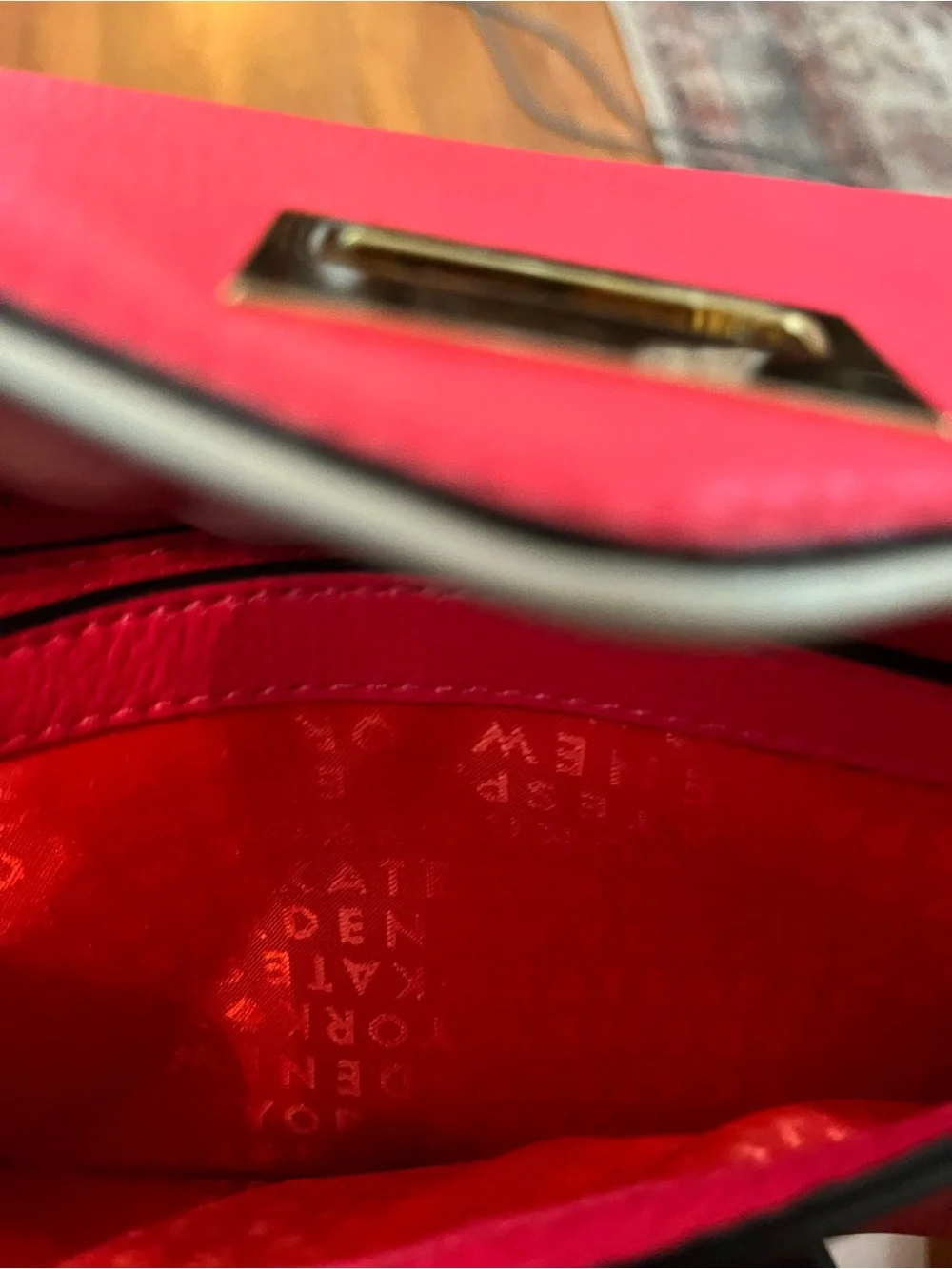 Kate Spade Natalie Wesley Envelope crossbody bag in vibrant pink